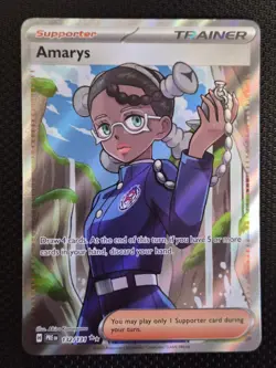 Amarys - 132/131 - Pokemon Prismatic Evolutions Full Art Ultra Rare NM - Image 1