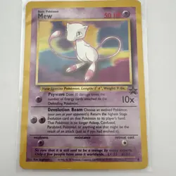Pokemon TCG Mew Wizards Black Star Promos 8 Regular Promo w. Sleeve - Image 1