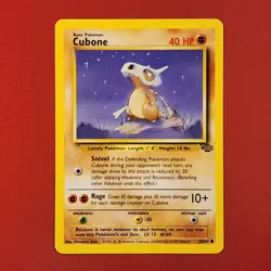 5-08-13 PWE pokemon unplayed 1999 jungle 50/64 cubone - Image 1