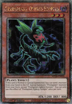 Yugioh MP24-EN041 - Predaplant Ophrys Scorpio - Quarter Century Secret Rare - Image 1