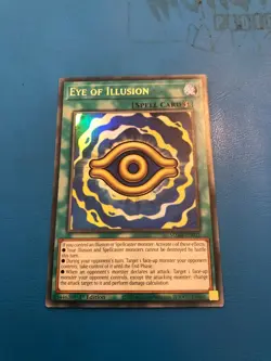 YUGIOH Ultra Rare Eye Of Illusion MZMI-EN011 1st Edition - Image 1
