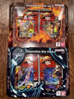One Piece TCG Illustration Box Vol 5 and Vol 6 BUNDLE SEALED - Image 1