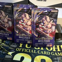 (10) One Piece TCG: The Azure Sea's Seven Sleeved Booster OP-14 English. - Image 3