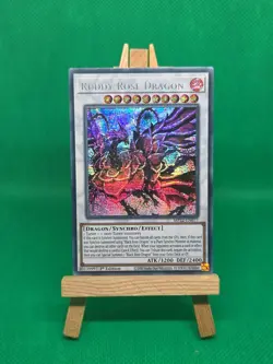 MP22-EN077 Ruddy Rose Dragon Prismatic Secret Rare 1st Edition NM YuGiOh Card - Image 2