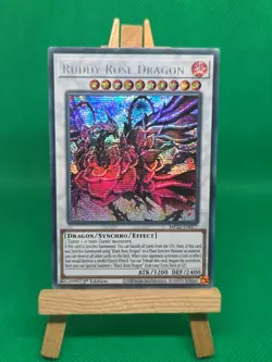 MP22-EN077 Ruddy Rose Dragon Prismatic Secret Rare 1st Edition NM YuGiOh Card - Image 4