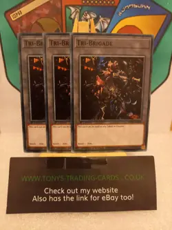 3 X SDAZ-EN049 Tri-Brigade Common 1st Edition Mint YuGiOh Card - Image 1