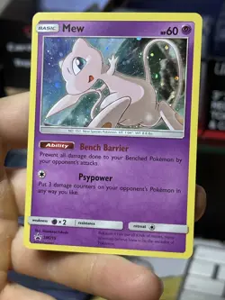 Mew SM215 Black Star Promo 2019 Cosmos Pokemon Card TCG - Image 3