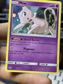 Mew SM215 Black Star Promo 2019 Cosmos Pokemon Card TCG - Image 4