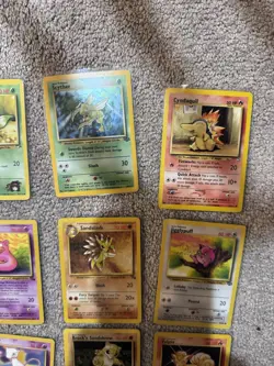 Vintage Pokemon TCG Assorted Cards Some Old Some New Sold As Is Pikachu Mew Base - Image 3