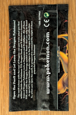 Dragon Vault ~ Booster (No Cards) Pack Wrapper ~ Dragonite Artwork!! - Image 2