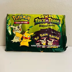 Pokemon Trading Game Trick Or Trade Booster Bundle 50 Mini Packs TCG Cards NEW - Image 1