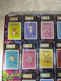 Pokemon Old Maid Japanese 2019 Playing Cards Complete Master Set CGC Pristine 10 - Image 2