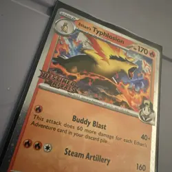 Ethans Typhlosion 034/182 Destined Rivals Stamped Promo Pre Release Pokemon Card - Image 2
