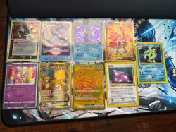 Pokemon TCG Card Lot Dragonite, Mew, Ditto, Gyrados, Zapdos, Poliwrath and More - Image 1