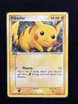 Pikachu 74/112 EX FireRed & LeafGreen Nintendo Pokemon TCG Card HP - Image 1