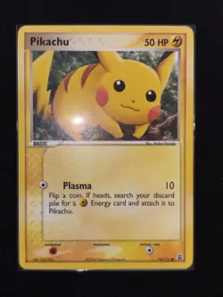 Pikachu 74/112 EX FireRed & LeafGreen Nintendo Pokemon TCG Card HP - Image 2