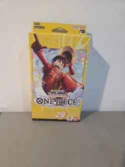 NEW ONE PIECE CARD GAME: EGGHEAD LUFFY STARTER DECK ST-29 TCG ENGLISH Presale - Image 1