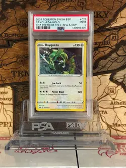 Rayquaza SWSH029 SWSH: Sword & Shield Promo Cards Holo PSA 9 - Image 1