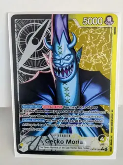 The Azure Sea's Seven #OP14-080 Gecko Moria (Alternate Art) One Piece Card - Image 1