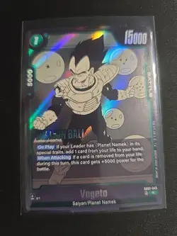 Vegeta SB02-045 Rare Foil Manga Booster 02 Dragon Ball Super Card Game | NM - Image 1