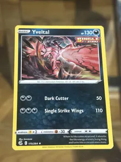 Yveltal - 175/264 - Rare Fusion Strike Pokemon Card - Image 1