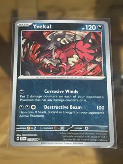Yveltal - 035/064 - Uncommon - Reverse Holo Pokemon Card - Image 1
