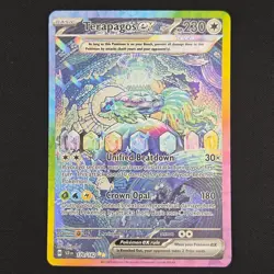 Pokemon TCG Card Terapagos ex 170/142 Stellar Crown Special Illustration - NM - Image 1