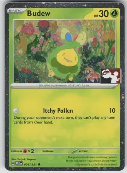 Pokemon TCG Budew Common Prize Pack Series Cards 004/131 - Image 1
