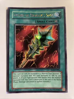 Yu-Gi-Oh! TCG Sword of Dragon's Soul PCJ-EN003 Prismatic Secret Rare Card LP - Image 1