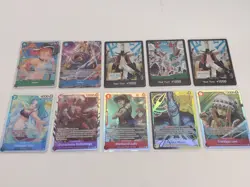 One Piece Op-14 Card Lot English The Azure Seas Seven 10 Cards - Image 1