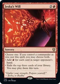 Jeska's Will #799 *Normal* (NM) - Commander Legends: Battle for Baldur's Gate... - Image 1