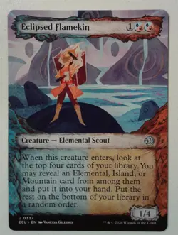 Eclipsed Flamekin *Showcase Uncommon* Magic MtG x1 Lorwyn Eclipsed - Image 1