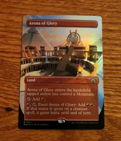 MTG Arena of Glory Modern Horizons 3 Borderless Foil M/NM - Image 1