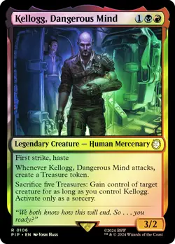 MTG FOIL Kellogg, Dangerous Mind - Fallout Commander #106 - Image 1