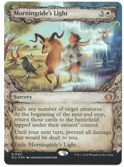 MTG Morningtide's Light #0301 Showcase Lorwyn Eclipsed FOIL Mythic Rare NM - Image 1