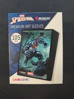 Gamegenic: Magic: The Gathering: Spider-Man Premium Art Sleeves 105 Pcs - Venom - Image 1
