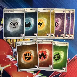 Pokemon TCG Prize Pack Series 6/7 Holo Play Stamped Energy Bundle - Image 1