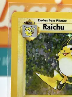 Raichu #14 Holo Rare Pokemon TCG 1999 Base Set Unlimited MP - Image 4