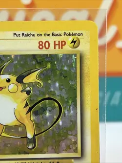 Raichu #14 Holo Rare Pokemon TCG 1999 Base Set Unlimited MP - Image 5