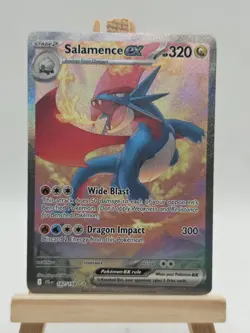 Pokemon TCG Salamence EX 187/159 Journey Together Special Illustration Rare - Image 1