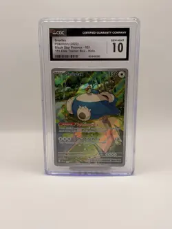 Pokemon 2023 Snorlax Black Star Promos 051 CGC Gem Mint 10 - Image 1