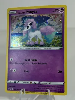 Pokemon TCG Galarian Ponyta SWSH013 Black Star Promo 2020 [NM-VLP] - Image 4