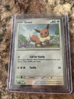 Pokemon TCG Eevee 043 Scarlet and Violet Near Mint NM Condition - Image 1