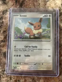 Pokemon TCG Eevee 043 Scarlet and Violet Near Mint NM Condition - Image 2
