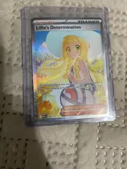 Pokemon TCG Lillie’s Determination 184/132 SIR Mega Evolutions Fresh Out The Pac - Image 2