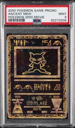 2000 POKEMON GAME MOVIE POKEMON 2000 MOVIE ANCIENT MEW PSA 9 - Image 1