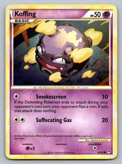 Pokemon TCG Call of Legends Koffing 60/95 - Image 1