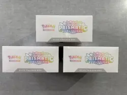 LOT OF 3 - Pokemon Prismatic Evolutions Elite Trainer Box - SEALED - Image 3