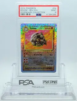 2002 POKEMON LEGENDARY COLLECTION GOLEM #24 REVERSE HOLO PSA 9 MINT #41384386 - Image 2