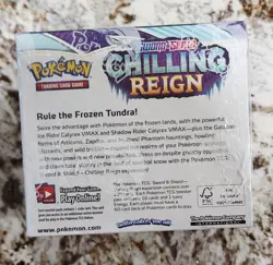 Pokemon TCG Sword & Shield - Chilling Reign Booster Box - 36 Packs - Sealed - Image 3